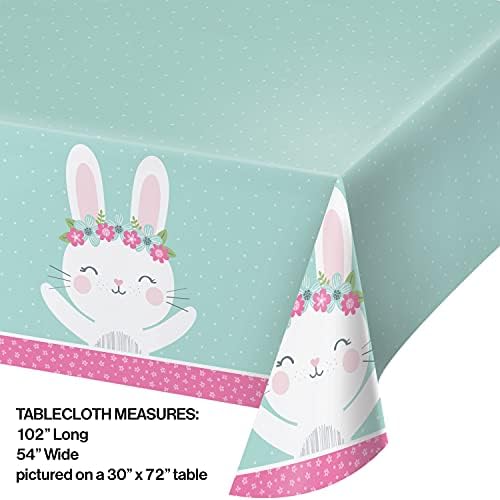 Trendware Bunny Party Plastic Tablecloths 3 Count