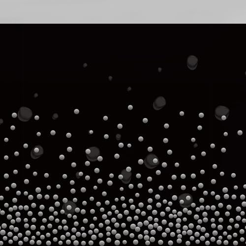 Black and Silver Party Tablecloth Decorations 3Pcs