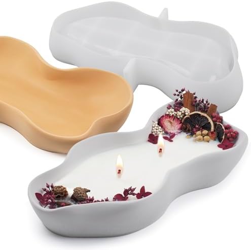 Wehous Large Silicone Candle Holder Mold for Resin