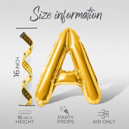 HAPPY DERBY DAY Letter Balloons Gold 16 Inch