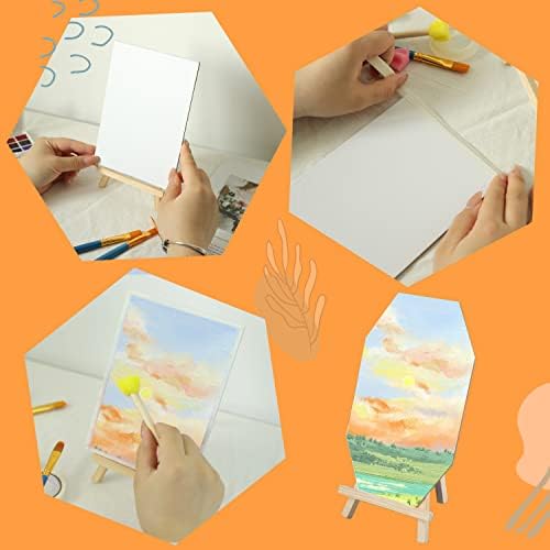 PHUNTTEK 30 Pack Canvas Panels for Painting Art Supplies Kit