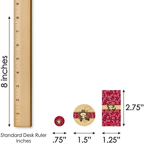 Big Dot of Happiness Little Cowboy Candy Favor Kit 304 Pieces