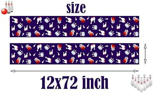 Bowling Table Runner - 12x72 Inch Party Decor
