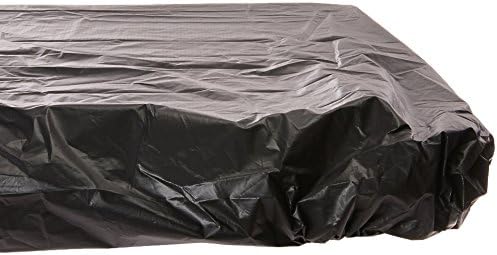 Creative Converting 702000 Black Elastic Corners Tablecover 30x96