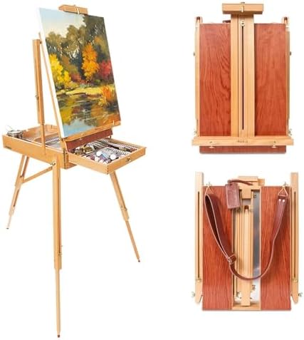 Creative Mark Paris Deluxe French Easel with Built-in Drawer and Palette