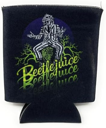 Amscan Beetlejuice Halloween Drink Cover 4x425