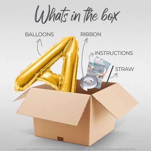 HAPPY DERBY DAY Letter Balloons Gold 16 Inch