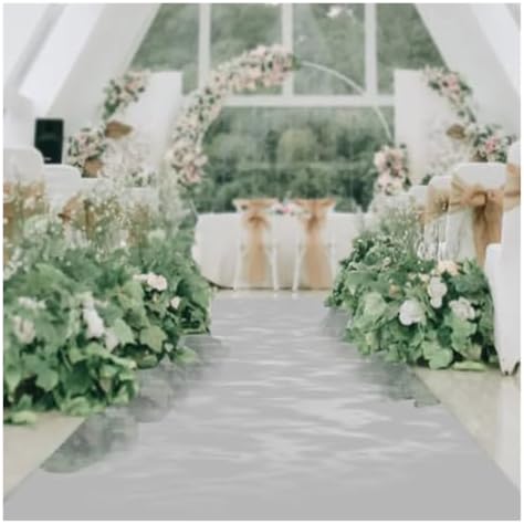 65x3ft Smooth Mirror Rug Aisle Runner Wedding Decor