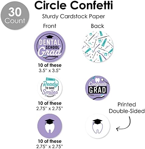 Dental School Grad Party Decor Kit - 51 Pieces