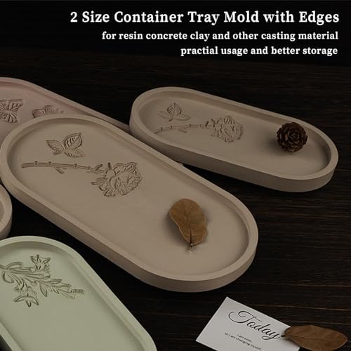 Wehous Oval Resin Casting Molds for DIY Crafts