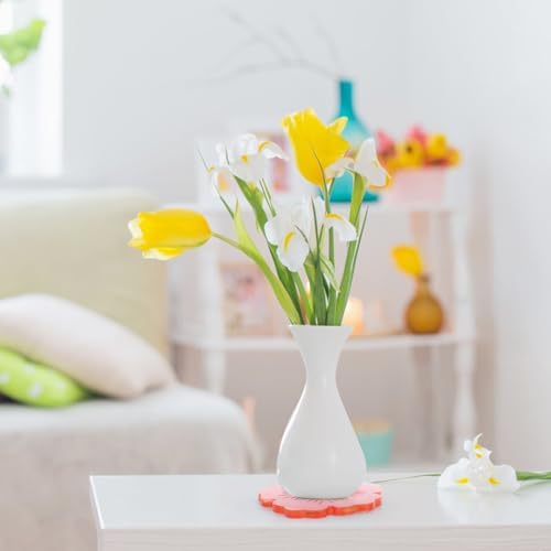 Gartful Flower Resin Coaster Molds 4PCS Set