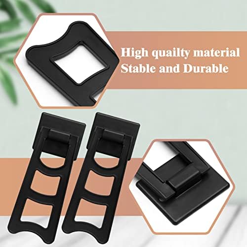 4 Inch Black Plastic Easel Back Stand 12 Pcs