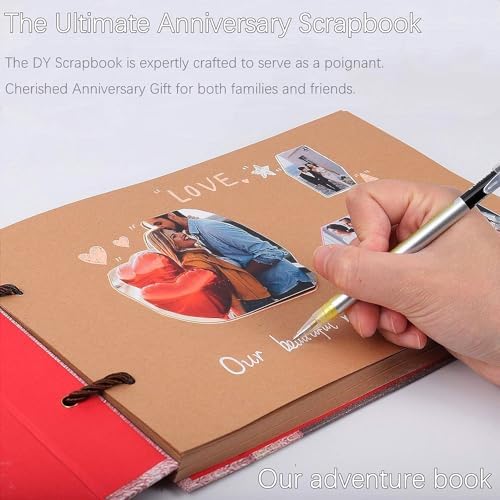 WILLQWECAT Adventure Book Scrapbook DIY Album