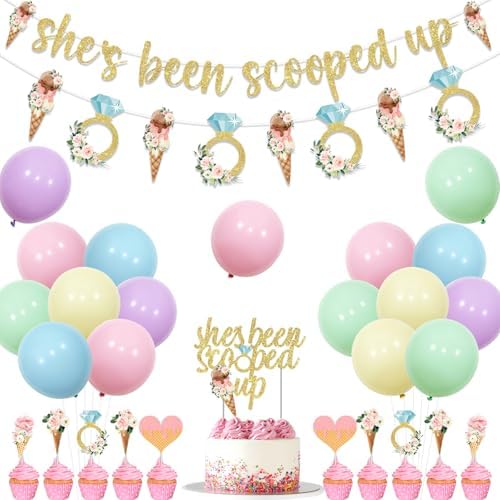 Wonmelody Ice Cream Themed Bridal Shower Decorations