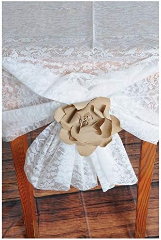 Beistle Masterpiece Plastic Lace Tablecover White 1 Count