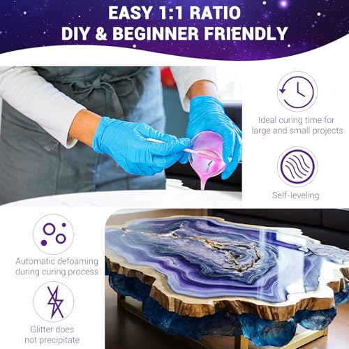 Aicool Epoxy Resin Table Top Kit 1 Gallon