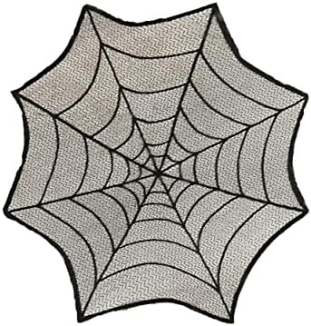 Fun Costumes Halloween Spider Web Table Cover Black Lace