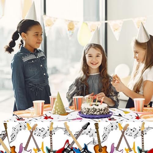 C L Cooper Life Guitar Tablecloths 2pcs Music Theme