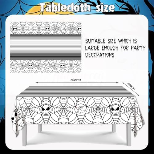 Nitemare Christmas Tablecloth 3PCS Halloween Decor