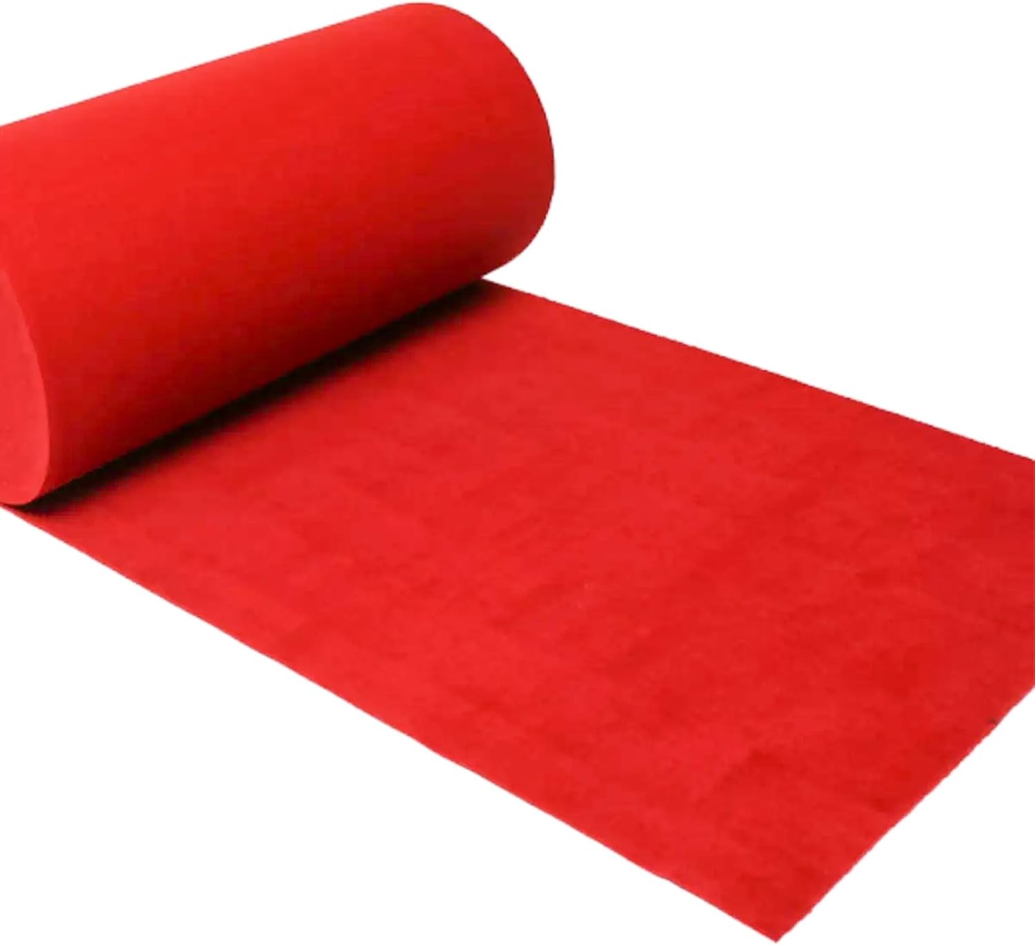 Wedding Aisle Runner Rug 10m 2mm Thick Red Cuttable