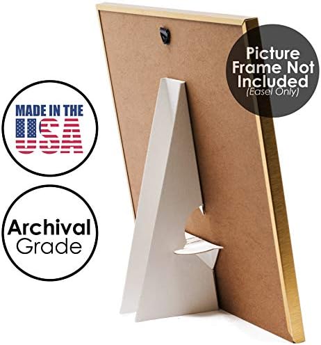 Lineco 25-Pack White Easel Backs for Art and Photos