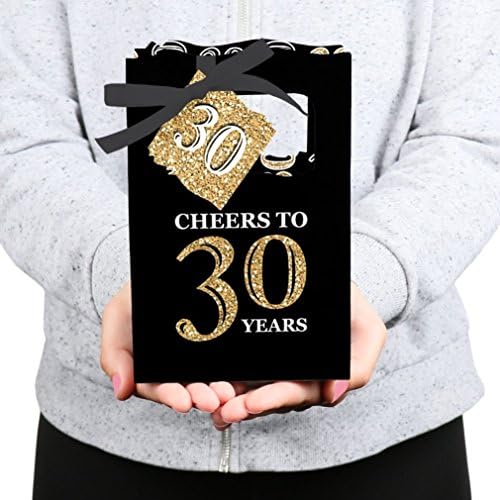 Big Dot of Happiness 30th Birthday Party Favor Box Set