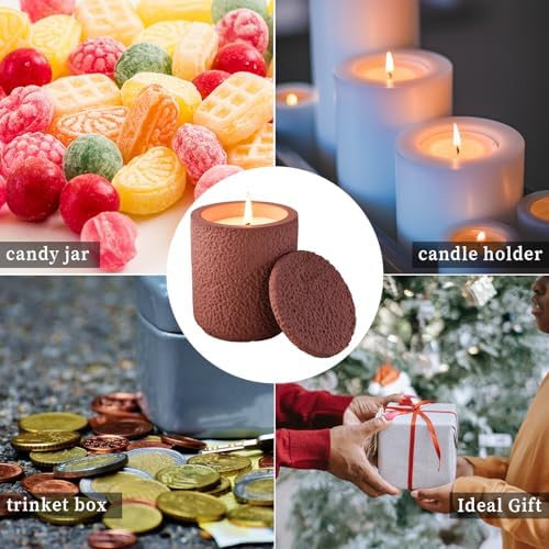 Wehous Jar Resin Mold with Lid for DIY Projects