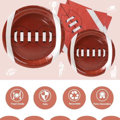 Patimate Football Party Decorations Pack