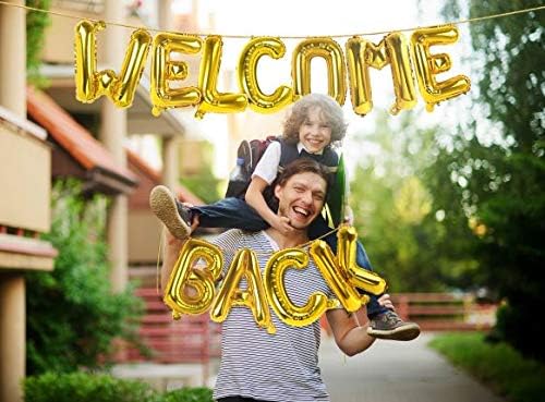 Treasures Gifted Gold Welcome Back Balloons