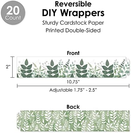 Big Dot of Happiness Boho Botanical Party Favor Kit - 100 Pieces