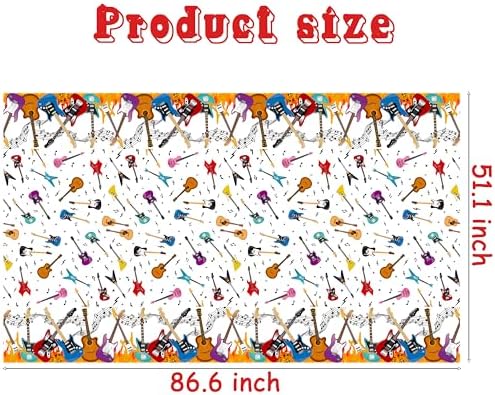 C L Cooper Life Guitar Tablecloths 2pcs Music Theme