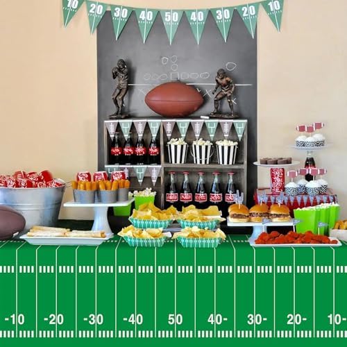 Football Party Decorations 54 X 108 Inch Tablecloth 3 Pack