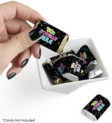 80s Retro Mini Candy Bar Wrappers 40 Count
