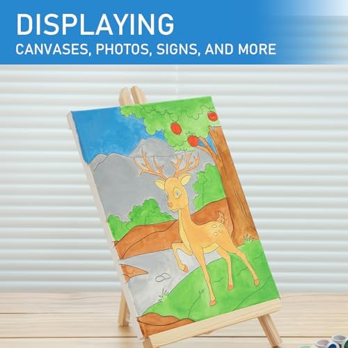 Falling in Art 16 Inch Wood Easel Stand 12 Pack