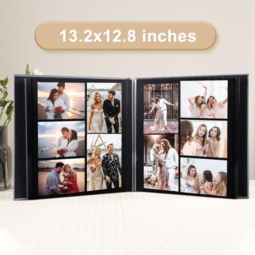 Self Adhesive Photo Album Black Pages 60 Page Scrapbook
