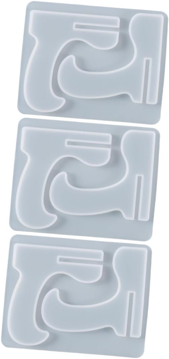 3pcs Cell Phone Easel Mold Silicone DIY Holder Stand