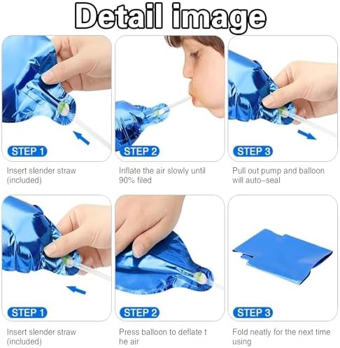 13th Birthday Decorations for Boys Blue Silver Set