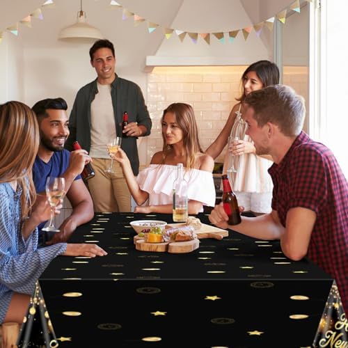 MiniRed Happy New Year Plastic Table Cover 108x54