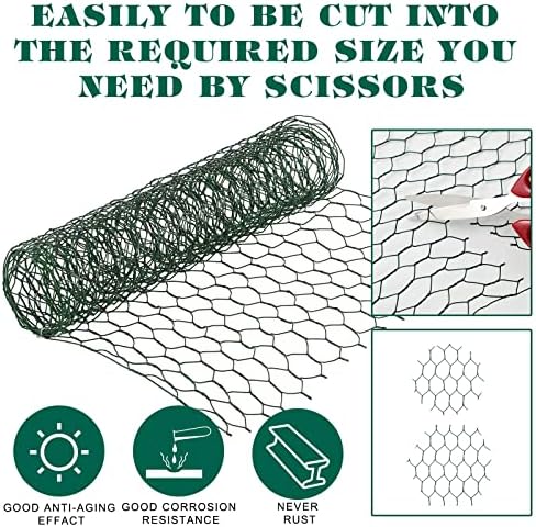 Amylove 2 Pack Chicken Wire for Floral Arrangements 06 Inch