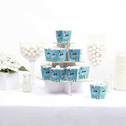 Big Dot of Happiness Pool Party Candy Boxes Set of 12