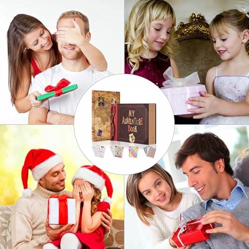 Adventure Book Diary Photo Scrapbook Hard Cover