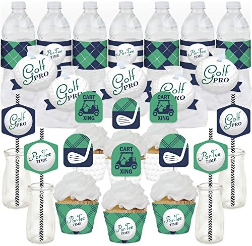Big Dot of Happiness Par-Tee Time Party Favor Kit - 100 Pieces
