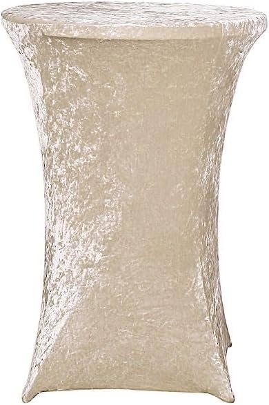 Balsa Circle Velvet Cocktail Table Cover