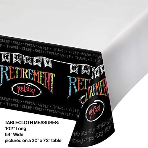 Creative Converting Plastic Tablecover 54 x 102 Multicolor