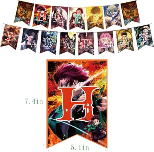 Demon Themed Birthday Party Supplies 132Pcs Set