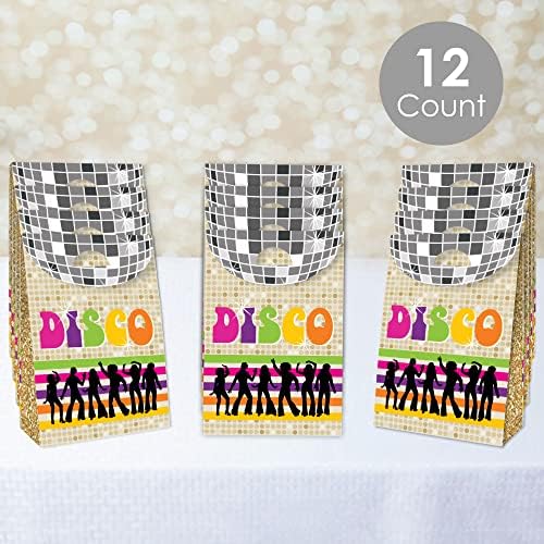 Big Dot of Happiness 70s Disco Party Favor Bag Set of 12