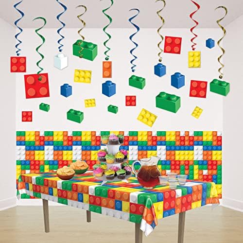 Beistle Building Blocks Table Covers 2-Pack