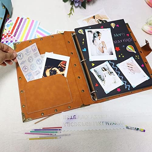 ZEEYUAN Green Rose Photo Album for Mothers Day Gift