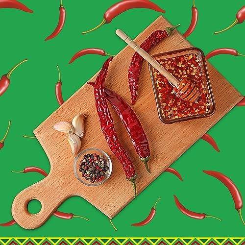 2 Pcs Chili Pepper Tablecovers Cinco De Mayo Decorations