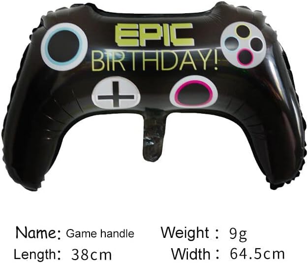 KUNGOON 10th Birthday Gamer Party Balloons Kit